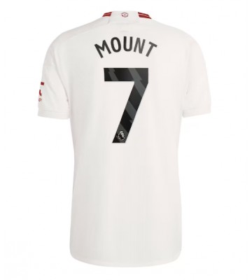 Manchester United Mason Mount #7 Tercera Equipación 2023-24 Manga Corta